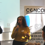 Louise Lindfors, generalsekreterare på Afrikagrupperna, samtalar med Georg Andrén, generalsekreterare på Diakonia, om vägval och arbete efter riksdagsvalet. Céline Giertta, CONCORD Sverige, modererar.