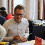 Mikael Jägerskog, PMU, och Malin Berggren, Svenska kyrkans internationella arbete