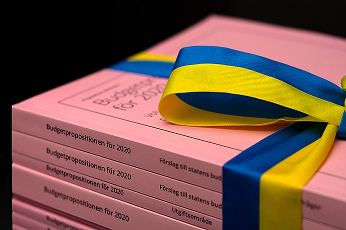 Budgetproposition 2020 Foto Regeringskansliet