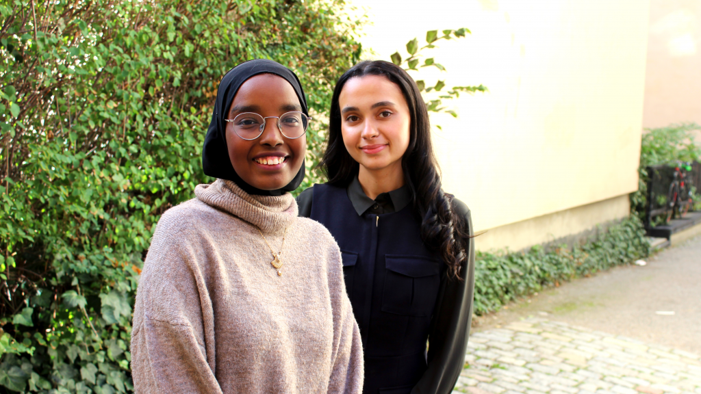 Safia Raage och Dalal Hammoud, praktikanter på CONCORD Sverige